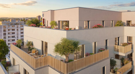 Programme immobilier neuf Les Terrasses d'Adria II - Ermont quartier résidentiel avec cœur d’îlot paysager (95120) - Référence : 17445