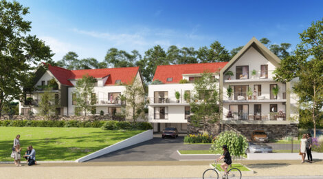Programme immobilier neuf L'ADRET - Ernolsheim-Bruche aux portes de Strasbourg en 20 min (67120) - Référence : 11176