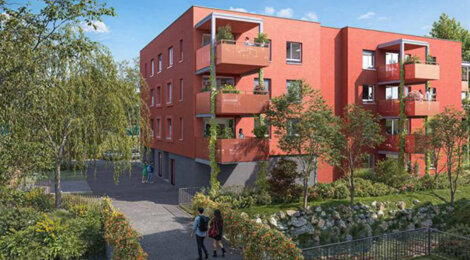 Programme immobilier neuf Le Moulin d'Erno - Ernolsheim-Bruche près du canal de Bruche (67120) - Référence : 15956