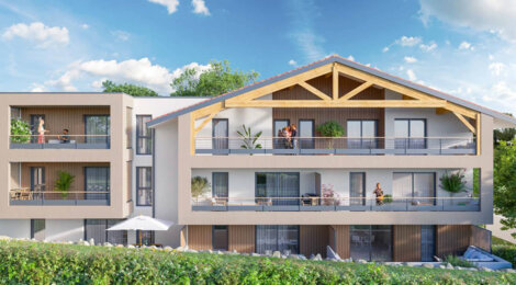 Programme immobilier neuf VALLEE DU LYS - Escalquens : appartements neufs du 2 au 5 pièces en cœur de ville résidentiel (31750) - Référence : 14860