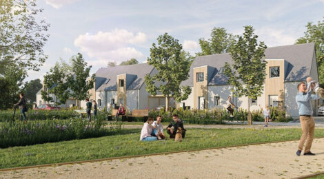 Programme immobilier neuf Le Domaine d'Ombrage - Escaudain quartier résidentiel : 14 maisons neuves proches Valenciennes (59124) - Référence : 15783