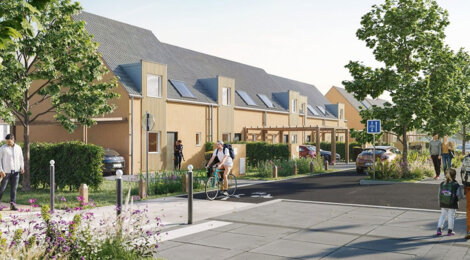 Programme immobilier neuf Le Domaine d'Ombrage - Escaudain quartier résidentiel : 14 maisons neuves proches Valenciennes (59124) - Référence : 15783