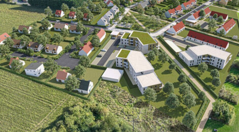 Programme immobilier neuf Le Domaine d'Ombrage - Escaudain quartier résidentiel : 14 maisons neuves proches Valenciennes (59124) - Référence : 15783