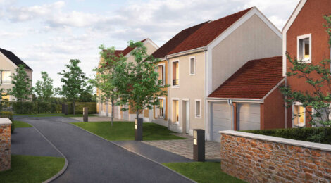 Programme immobilier neuf DOMAINE DES FAUVETTES - Étampes maisons proches Bois Bourdon cadre nature et familial (91150) - Référence : 17204