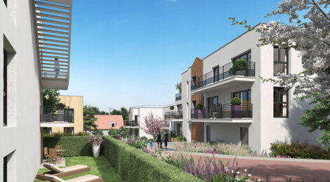 Programme immobilier neuf JARDINS D'OPALE - Étaples : Appartements studio–T5 avec balcons, jardins privatifs et proximité Baie de Canche (62630) - Référence : 14495