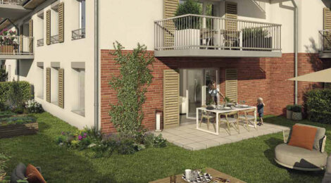 Programme immobilier neuf Le Domaine du Moulin - Étaples résidence neuve entre dunes et Touquet (62630) - Référence : 15829