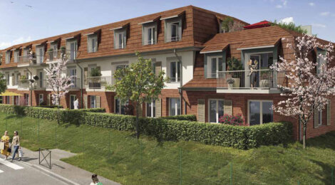 Programme immobilier neuf Le Domaine du Moulin - Étaples résidence neuve entre dunes et Touquet (62630) - Référence : 15829