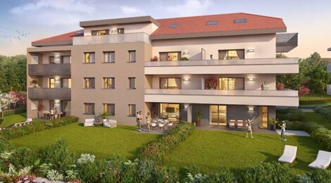 Programme immobilier neuf CONVERGENCE - Etaux : Logements neufs lumineux et spacieux à deux pas du centre-ville (74800) - Référence : 2280