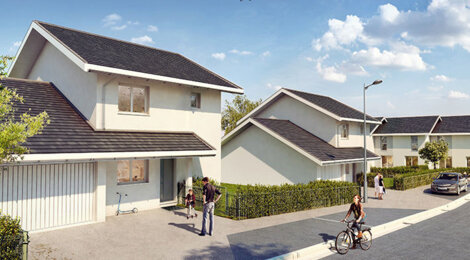Programme immobilier neuf LES VILLAS DE L'ADRET - Etercy : 13 maisons T4–T5 de 87 à 103 m² avec jardins privatifs près d’Annecy (74150) - Référence : 1003