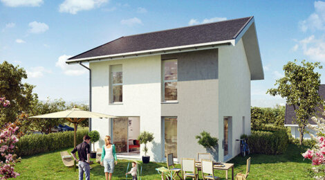Programme immobilier neuf LES VILLAS DE L'ADRET - Etercy : 13 maisons T4–T5 de 87 à 103 m² avec jardins privatifs près d’Annecy (74150) - Référence : 1003