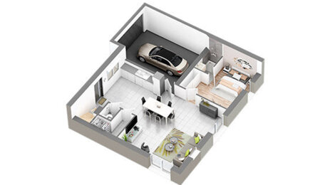 Programme immobilier neuf LES VILLAS DE L'ADRET - Etercy : 13 maisons T4–T5 de 87 à 103 m² avec jardins privatifs près d’Annecy (74150) - Référence : 1003
