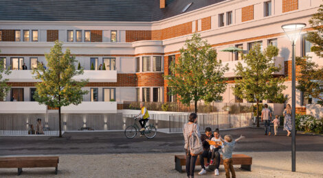 Programme immobilier neuf Domaine des Lumières - Eu réhabilitation Malraux à 13 min à pied de la gare (76260) - Référence : 17218