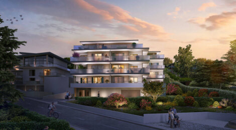 Programme immobilier neuf Green View - Evian-les-Bains : appartements neufs du 2 au 5 pièces à 5 min du centre-ville (74500) - Référence : 15551