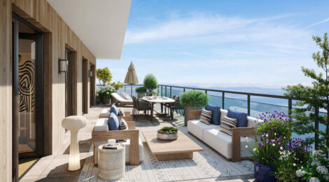 Programme immobilier neuf Green View - Evian-les-Bains : appartements neufs du 2 au 5 pièces à 5 min du centre-ville (74500) - Référence : 15551