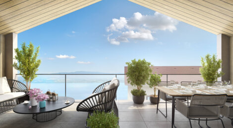 Programme immobilier neuf ALVEA - Evian-les-Bains appartements neufs vue Lac Léman (74500) - Référence : 17960