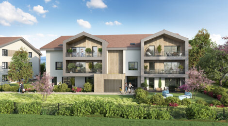 Programme immobilier neuf ALVEA - Evian-les-Bains appartements neufs vue Lac Léman (74500) - Référence : 17960