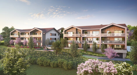 Programme immobilier neuf ALVEA - Evian-les-Bains appartements neufs vue Lac Léman (74500) - Référence : 17960