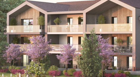 Programme immobilier neuf ALVEA - Evian-les-Bains appartements neufs vue Lac Léman (74500) - Référence : 17960