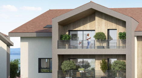 Programme immobilier neuf ALVEA - Evian-les-Bains appartements neufs vue Lac Léman (74500) - Référence : 17960
