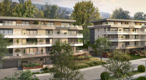 Programme immobilier neuf Hill Park 3ème tranche - Évian-les-Bains face au Lac Léman proche Genève (74500) - Référence : 17108