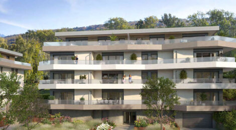 Programme immobilier neuf Hill Park 3ème tranche - Évian-les-Bains face au Lac Léman proche Genève (74500) - Référence : 17108