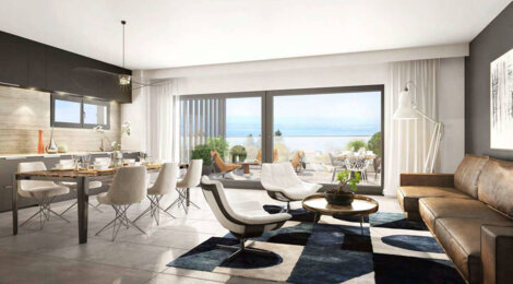 Programme immobilier neuf Hill Park seconde tranche - Évian-les-Bains panorama sur le lac Léman (74500) - Référence : 16164