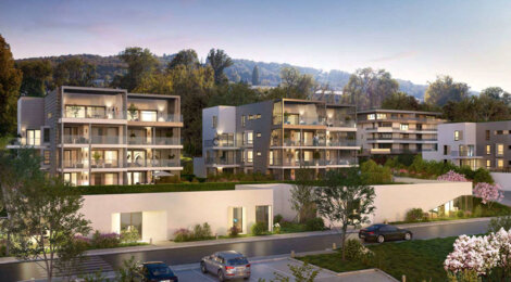 Programme immobilier neuf Hill Park seconde tranche - Évian-les-Bains panorama sur le lac Léman (74500) - Référence : 16164