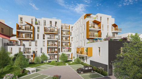 Programme immobilier neuf DESIGN - Evry-Courcouronnes : appartements neufs du 2 au 5 pièces proche centre commercial (91000) - Référence : 14861