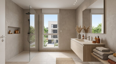 Programme immobilier neuf DESIGN - Evry-Courcouronnes : appartements neufs du 2 au 5 pièces proche centre commercial (91000) - Référence : 14861