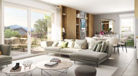 Programme immobilier neuf Eleman - Excenevex : appartements neufs du studio au T4 à 150m du lac Léman (74140) - Référence : 15711