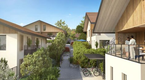 Programme immobilier neuf Eleman - Excenevex : appartements neufs du studio au T4 à 150m du lac Léman (74140) - Référence : 15711