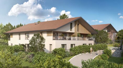 Programme immobilier neuf Eleman - Excenevex : appartements neufs du studio au T4 à 150m du lac Léman (74140) - Référence : 15711