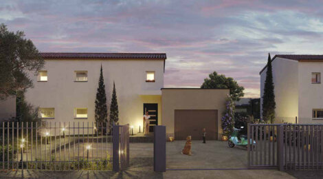 Programme immobilier neuf Domaine Horizon Alpilles - Les Villas - Eyguières à proximité du centre ville (13430) - Référence : 8909
