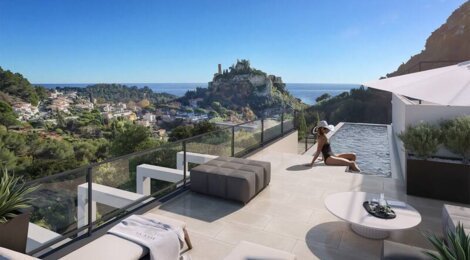 Programme immobilier neuf La Baie des Saphirs - Eze : appartements et villas neuves du 2 au 5 pièces entre Nice et Monaco (06360) - Référence : 16930