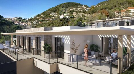 Programme immobilier neuf La Baie des Saphirs - Eze : appartements et villas neuves du 2 au 5 pièces entre Nice et Monaco (06360) - Référence : 16930