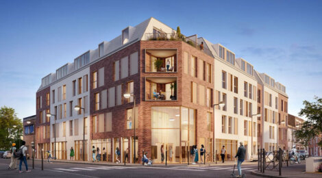 Programme immobilier neuf Studio 127 LILLE METROPOLE - Faches-Thumesnil résidence étudiante à proximité du bus 7 (59155) - Référence : 15808
