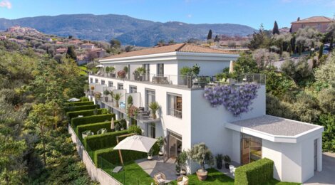 Programme immobilier neuf LES TERRASSES DU MONT -  Falicon : appartements neufs du studio au 4 pièces sur les hauteurs de Nice (06950) - Référence : 14395