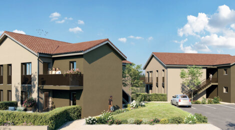 Programme immobilier neuf Naturea - Fareins cadre verdoyant près du Château Bouchet (01480) - Référence : 18521