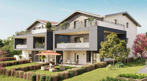 Programme immobilier neuf Arbor&sens - Feigères : Appartements T2–T5 avec terrasses, jardins privatifs et proximité Genève (74160) - Référence : 7244