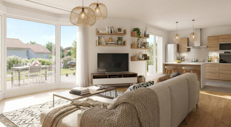 Programme immobilier neuf Villas PERSEA - Feigères aux portes de Genève en villa avec jardin (74160) - Référence : 17031