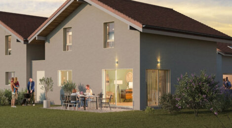 Programme immobilier neuf Villas PERSEA - Feigères aux portes de Genève en villa avec jardin (74160) - Référence : 17031