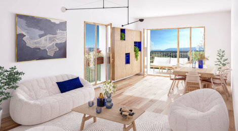 Programme immobilier neuf L’ILOT DES LUMIERES - Ferney-Voltaire aux portes des Bains des Pâquis en 20 min (01210) - Référence : 11339