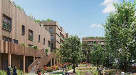 Programme immobilier neuf L’ILOT DES LUMIERES - Ferney-Voltaire aux portes des Bains des Pâquis en 20 min (01210) - Référence : 11339