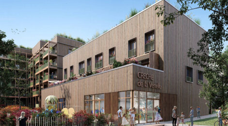 Programme immobilier neuf L’ILOT DES LUMIERES - Ferney-Voltaire aux portes des Bains des Pâquis en 20 min (01210) - Référence : 11339