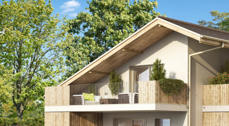 Programme immobilier neuf ALBA - Fillière Saint-Martin-Bellevue résidence savoyarde proche Annecy et Genève (74570) - Référence : 17730