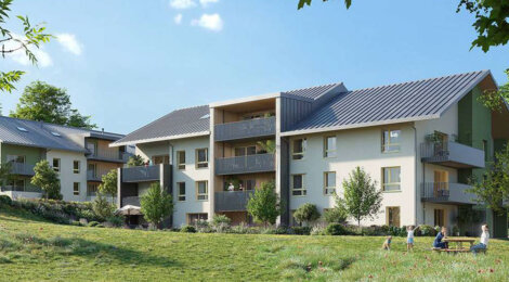 Programme immobilier neuf L'Orée des Prés - Fillières-Saint-Martin-Bellevue résidence neuve proche Annecy (74570) - Référence : 17372
