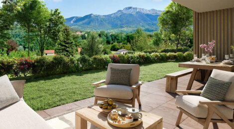 Programme immobilier neuf L'Orée des Prés - Fillières-Saint-Martin-Bellevue résidence neuve proche Annecy (74570) - Référence : 17372