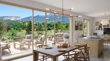 Programme immobilier neuf L'Orée des Prés - Fillières-Saint-Martin-Bellevue résidence neuve proche Annecy (74570) - Référence : 17372
