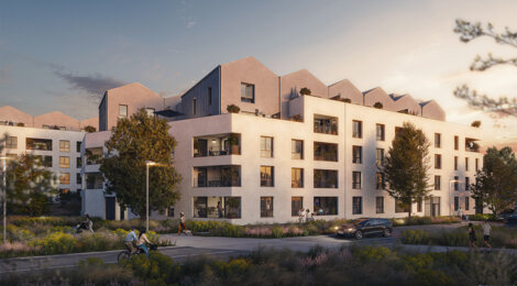 Programme immobilier neuf Cassiopée - Fleury-sur-Orne écoquartier proche du centre de Rouen (14123) - Référence : 14455