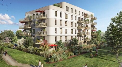 Programme immobilier neuf LE PARC DES ORCHIDÉES - Fleury-sur-Orne résidence contemporaine aux portes de Caen (14123) - Référence : 18237